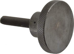 Gibraltar - 2" Head, Knurled Knob - Threaded Stem, Steel - Americas Industrial Supply