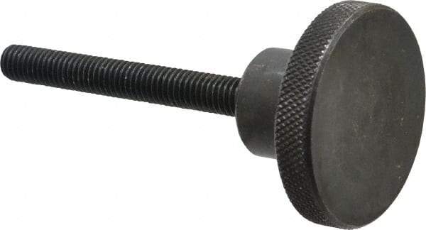 Gibraltar - 2" Head, Knurled Knob - Threaded Stem, Steel - Americas Industrial Supply