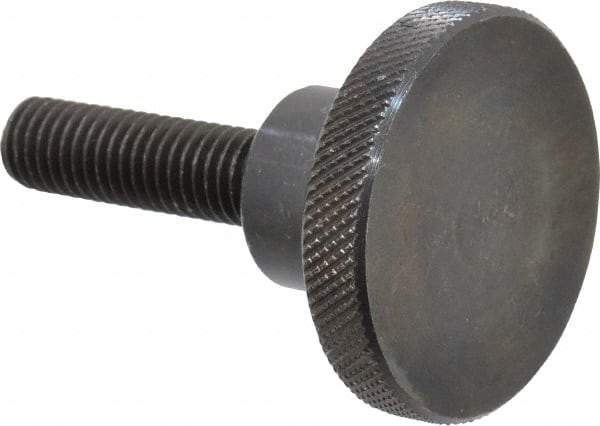 Gibraltar - 2" Head, Knurled Knob - Threaded Stem, Steel - Americas Industrial Supply