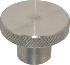Gibraltar - 1-1/2" Head, Knurled Knob - Reamed, Stainless Steel - Americas Industrial Supply