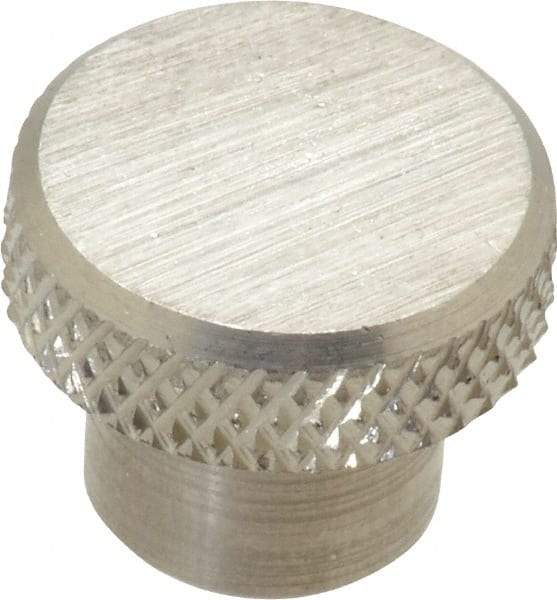 Gibraltar - 3/4" Head, Knurled Knob - Tapped, Stainless Steel - Americas Industrial Supply