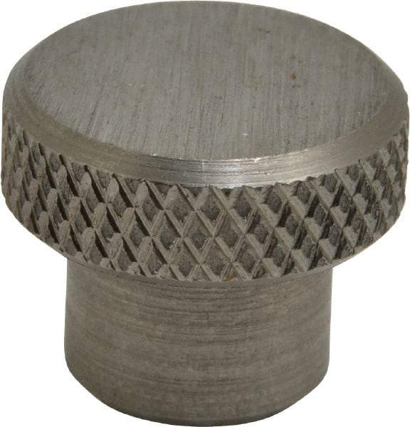 Gibraltar - 3/4" Head, Knurled Knob - Tapped, Stainless Steel - Americas Industrial Supply