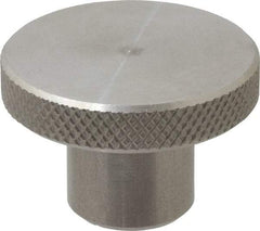 Gibraltar - 1-1/2" Head, Knurled Knob - Tapped, Stainless Steel - Americas Industrial Supply