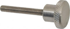 Gibraltar - 1" Head, Knurled Knob - Threaded Stem, Stainless Steel - Americas Industrial Supply