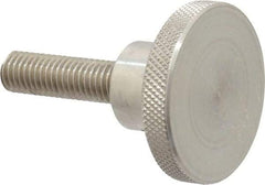 Gibraltar - 2" Head, Knurled Knob - Threaded Stem, Stainless Steel - Americas Industrial Supply