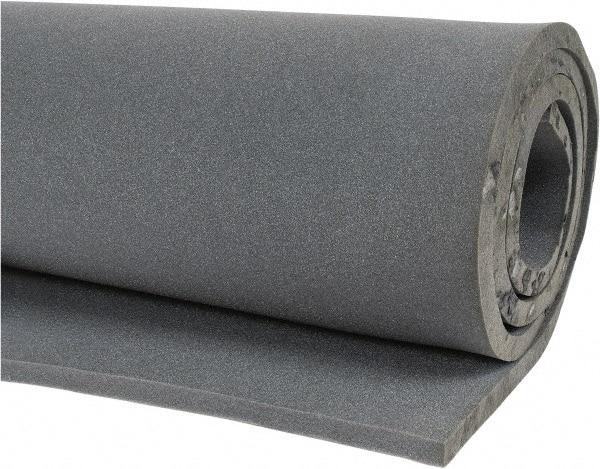 Singer Safety - 10' Long x 54" Wide, Polyester Foam Roll - Gray - Americas Industrial Supply