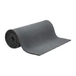 Singer Safety - 25' Long x 54" Wide, Polyester Foam Roll - Gray - Americas Industrial Supply