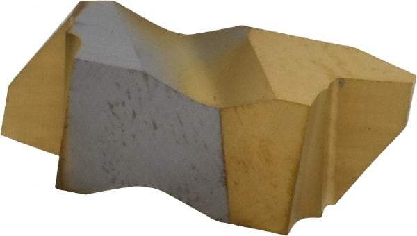 Kennametal - NAS3 Grade KC730, Internal/External Stub Acme Threading Insert - 16 TPI Int Pitch, Right Hand Insert, TiN Finish, Carbide - Americas Industrial Supply