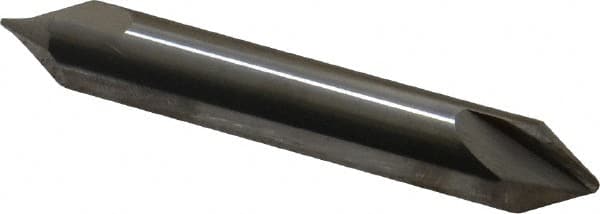 ProMax - 3/8" Diam 2 Flute Double End Solid Carbide Chamfer Mill - Americas Industrial Supply