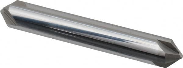 ProMax - 3/8" Diam 4 Flute Double End Solid Carbide Chamfer Mill - Americas Industrial Supply