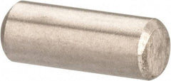 Value Collection - 3/32" Diam x 1/4" Pin Length 316 Stainless Steel Standard Dowel Pin - Bright Finish, 2 Beveled End - Americas Industrial Supply