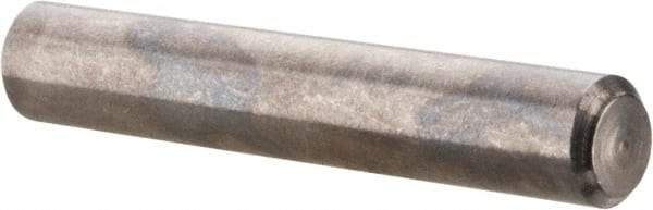 Value Collection - 1/8" Diam x 3/4" Pin Length 316 Stainless Steel Standard Dowel Pin - Bright Finish, 2 Beveled End - Americas Industrial Supply