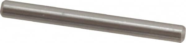 Value Collection - 1/8" Diam x 1-1/4" Pin Length 316 Stainless Steel Standard Dowel Pin - Bright Finish, 2 Beveled End - Americas Industrial Supply