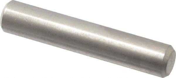 Value Collection - 3/16" Diam x 1" Pin Length 316 Stainless Steel Standard Dowel Pin - Bright Finish, 2 Beveled End - Americas Industrial Supply