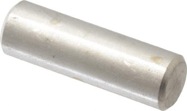 Value Collection - 5/16" Diam x 1" Pin Length 316 Stainless Steel Standard Dowel Pin - Bright Finish, 2 Beveled End - Americas Industrial Supply