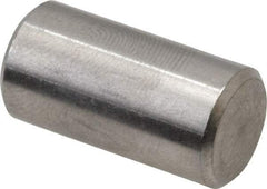 Value Collection - 3/8" Diam x 3/4" Pin Length 316 Stainless Steel Standard Dowel Pin - Bright Finish, 2 Beveled End - Americas Industrial Supply