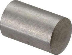 Value Collection - 4mm Diam x 6mm Pin Length 316 Stainless Steel Standard Dowel Pin - Bright Finish, 1 Rounded End - Americas Industrial Supply