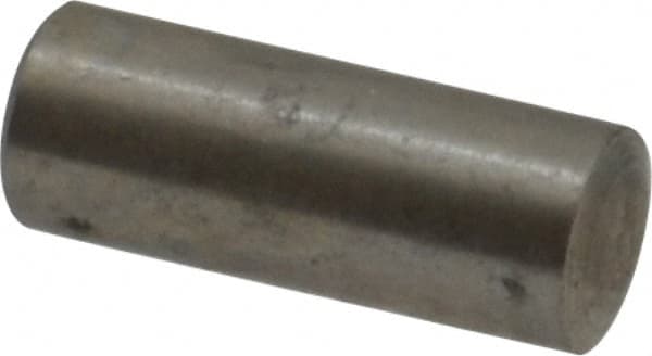 Value Collection - 4mm Diam x 10mm Pin Length 316 Stainless Steel Standard Dowel Pin - Bright Finish, 1 Rounded End - Americas Industrial Supply