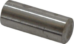 Value Collection - 8mm Diam x 20mm Pin Length 316 Stainless Steel Standard Dowel Pin - Bright Finish, 1 Rounded End - Americas Industrial Supply