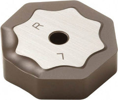 Seco - ONEF090520 M14 Grade MK1500 Carbide Milling Insert - TiCN/Al2O3 Finish, 0.219" Thick, 0.866" Inscribed Circle - Americas Industrial Supply