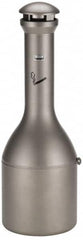 Rubbermaid - 4.1 Gal Stainless Steel Cigarette & Cigar Receptacle - 13" Wide x 39" High - Americas Industrial Supply