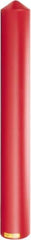 Eagle - 7-1/4" Wide x 7-1/4" Deep x 56" High, 6" Bollard Cover - Red, High Density Polyethylene, 6 Lb, Smooth Surface - Americas Industrial Supply