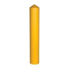 Eagle - 9-1/2" Wide x 9-1/2" Deep x 57" High, 8" Bollard Cover - Yellow, High Density Polyethylene, 8 Lb, Smooth Surface - Americas Industrial Supply