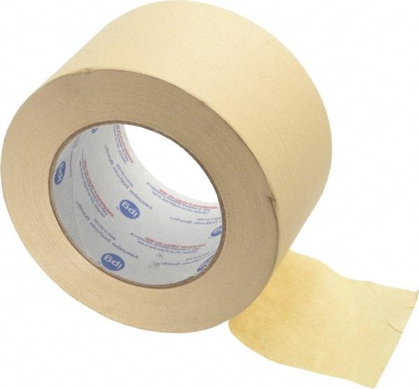 Intertape - 3" Wide x 60 Yd Long White Paper Masking Tape - Series PG5, 6.3 mil Thick, 25 In/Lb Tensile Strength - Americas Industrial Supply