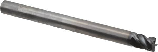 Kennametal - 1/2", 4 Flute, Solid Carbide, Corner Chamfer End Mill - 6" OAL, 5/8" LOC - Americas Industrial Supply