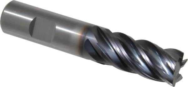 Kennametal - 3/4", 5 Flute, Solid Carbide, 0.03" Corner Radius End Mill - 4" OAL, 1-1/2" LOC - Americas Industrial Supply