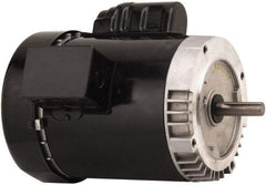 US Motors - 1-1/2 Max hp, 3,600 Max RPM, Single Cap Start-Cap Run Electric AC DC Motor - 115/208-230 V Input, Single Phase, 56C Frame, 5/8" Shaft Diam, C-Face Mount, TEFC Enclosure - Americas Industrial Supply