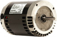 US Motors - 2 Max hp, 1,800 Max RPM, Single Cap Start-Cap Run Electric AC DC Motor - 115/208-230 V Input, Single Phase, 56C Frame, 5/8" Shaft Diam, C-Face Mount, ODP Enclosure - Americas Industrial Supply