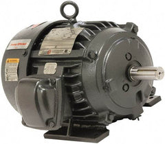 US Motors - 1/3 Max hp, 3,600 Max RPM, Single Cap Start Electric AC DC Motor - 115/208-230 V Input, Single Phase, 56 Frame, 5/8" Shaft Diam, Rigid Base Mount, TEFC Enclosure - Americas Industrial Supply