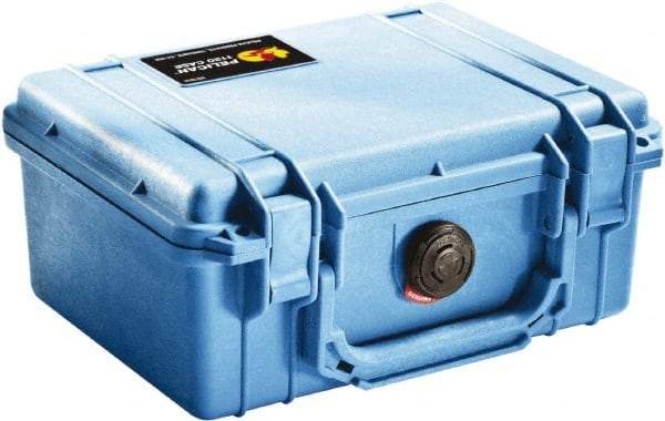 Pelican Products, Inc. - 7-51/64" Wide x 4-19/64" High, Clamshell Hard Case - Blue, Polyethylene - Americas Industrial Supply