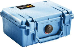 Pelican Products, Inc. - 7-51/64" Wide x 4-19/64" High, Clamshell Hard Case - Blue, Polyethylene - Americas Industrial Supply