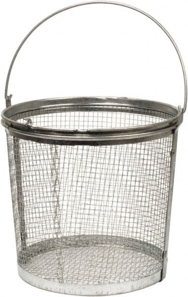 Bio-Circle - Parts Washer Basket - 209.55mm High x 228.6mm Wide x 228.6mm Long, Use with Bio-Circle Parts Washing Systems - Americas Industrial Supply