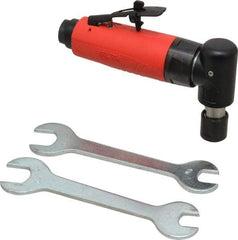 Sioux Tools - 1/4" Collet, Angle Handle, Angle Air Die Grinder - 20,000 RPM, Rear Exhaust, 11 CFM, 0.3 hp, 6.21 bar, 1/4 NPT - Americas Industrial Supply