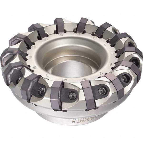 Iscar - 212mm Cut Diam, 60mm Arbor Hole, 5.5mm Max Depth of Cut, 45° Indexable Chamfer & Angle Face Mill - 28 Inserts, ONH.. Insert, Right Hand Cut, 28 Flutes, Series 16Mill - Americas Industrial Supply