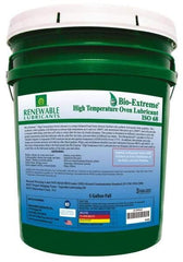 Renewable Lubricants - 5 Gal Pail Synthetic/Graphite Lubricant - White, -28°F to 2,000°F, Food Grade - Americas Industrial Supply