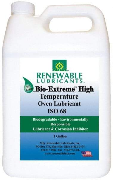 Renewable Lubricants - 1 Gal Bottle Synthetic/Graphite Penetrant/Lubricant - White, -28°F to 2,000°F, Food Grade - Americas Industrial Supply