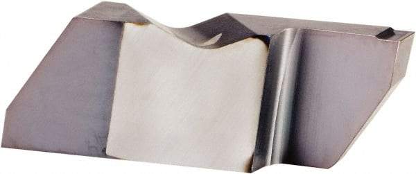 Kennametal - 3062NG K Grade KCU10, 1/16" Cutting Width Carbide Grooving Insert - 1/8" Max Depth of Cut, Right Hand, 0.0075" Corner Radius, AlTiN Finish - Americas Industrial Supply
