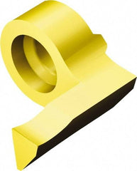 Sandvik Coromant - 11MB Grade 1025, 3mm Cutting Width Carbide Grooving Insert - 10mm Max Depth of Cut, Right Hand, 0.2mm Corner Radius, TiAlN/TiN Finish - Americas Industrial Supply