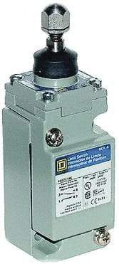 Square D - DPDT, 2NC/2NO, 600 Volt Screw Terminal, Plunger Actuator, General Purpose Limit Switch - 1, 2, 4, 6, 12, 13, 6P NEMA Rating, IP67 IPR Rating - Americas Industrial Supply