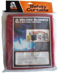 Steiner - 4' High x 6' Wide Vinyl Welding Curtain - Orange - Americas Industrial Supply