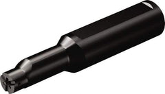 Sandvik Coromant - 12;07 System Size, Modular Tool Holding System Adapter - 4-3/8" Projection, 7.4mm Body Diam, 4-3/8" OAL, Through Coolant - Exact Industrial Supply