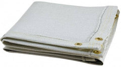 Steiner - 6' High x 6' Wide Fiberglass Welding Blanket - Orange, Grommet - Americas Industrial Supply