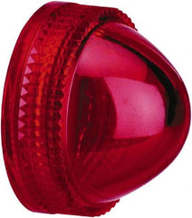 Schneider Electric - Pilot and Indicator Light Lens - Red - Americas Industrial Supply