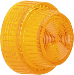 Schneider Electric - Round Pilot and Indicator Light Lens - Amber - Americas Industrial Supply