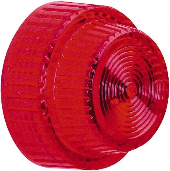 Schneider Electric - Pilot and Indicator Light Lens - Red - Americas Industrial Supply