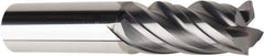 American Tool Service - 5/8", 1-3/4" LOC, 5/8" Shank Diam, 3-1/2" OAL, 4 Flute, Solid Carbide Square End Mill - Single End, AlCrN Finish, Spiral Flute, Variable° Helix, Centercutting, Right Hand Cut, Right Hand Flute - Americas Industrial Supply